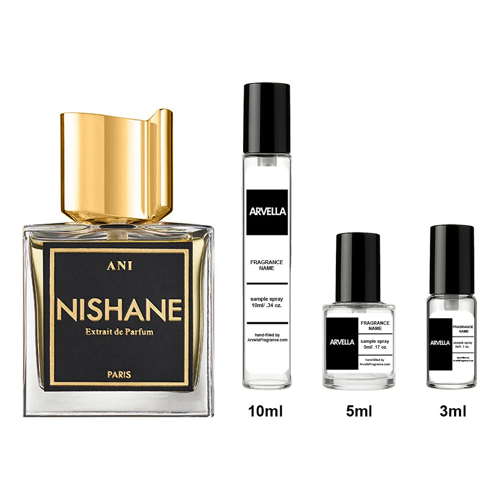 Nishane Ani Sample 3ml Spray - Arvella Fragrance